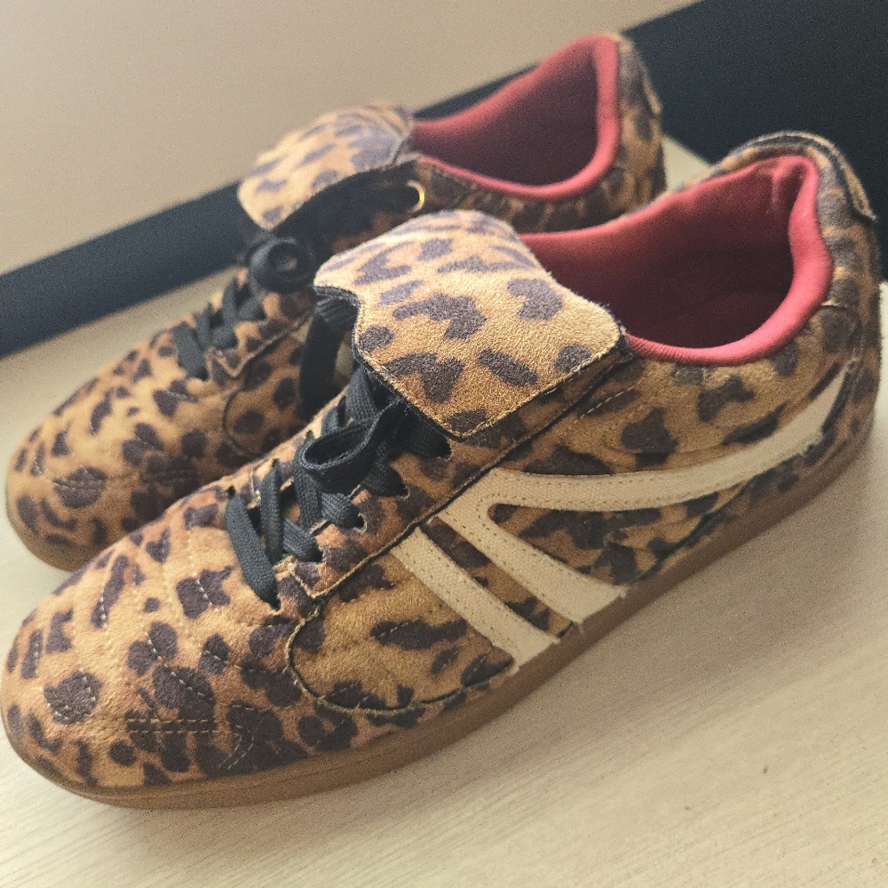 Steve Madden Leopard Print Sneakers